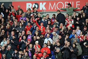 Images Dated 7th November 2015: Bristol City Fans Rally at Bolton Wanderers Macron Stadium during Sky Bet Championship Match