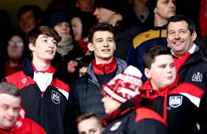 Nottingham Forest V Bristol City Prints: Bristol City Fans Rally at The City Ground