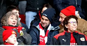 Nottingham Forest V Bristol City Prints: Bristol City Fans Rally at The City Ground: Sky Bet Championship Clash with Nottingham Forest (January 2017)