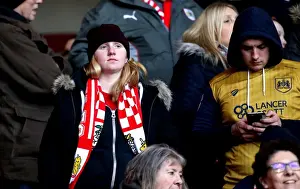 Nottingham Forest V Bristol City Prints: Bristol City Fans Rally at The City Ground during Sky Bet Championship Match against Nottingham Forest (January 2017)