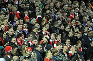 Yeovil Town V Bristol City Prints: Bristol City Fans Rally at Huish Park during Yeovil Town vs
