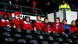 Derby County V Bristol City Prints: Bristol City Fans Rally at iPro Stadium During Derby County Match, February 2017
