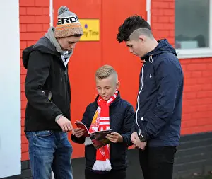 Bristol City Fans Rally at Swindon Town's County Ground, November 2014