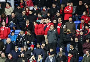 Reading V Bristol City Prints: Bristol City Fans at Reading's Madejski Stadium during Sky Bet Championship Match