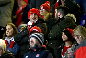 Ipswich Town V Bristol City Prints: Bristol City Fans Roar at Ipswich Town's Portman Road during Sky Bet Championship Match