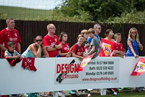 Bristol City fans - Rogan/JMP - 09/07/2017 - The Creek - Bristol, England - Bristol Manor Farm v Bristol City