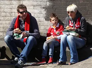 Bristol City Fans Savor Pre-Match Bites at Ashton Gate, 2015