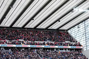 Newcastle United V Bristol City Prints: Bristol City Fans at St James Park during Championship Match against Newcastle United