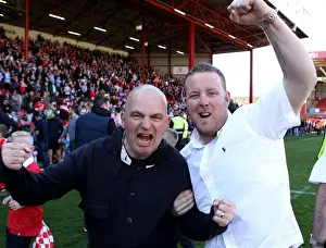 Bristol City Fans in Full Swing at Ashton Gate during Bristol City vs Coventry City, Sky Bet League One Match (180415)