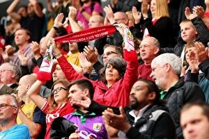 Images Dated 10th September 2016: Bristol City Fans in Full Swing: Rotherham United vs. Bristol City