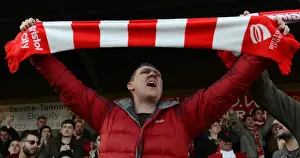 Crawley Town V Bristol City Prints: Bristol City Fan's Triumph: 1-2 Win Against Crawley Town at Broadfield Stadium