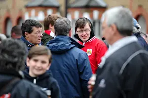 Brentford V Bristol City Prints: Bristol City Fans Unite at The Griffin Pub Before Brentford Showdown
