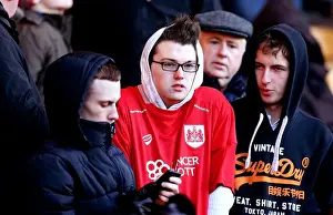 Wolverhampton Wanderers V Bristol City Prints: Bristol City Fans Unwavering Support at Molineux: A Passionate Display vs