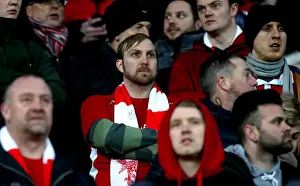Bristol City Fans at Villa Park during Sky Bet Championship Match, 2017