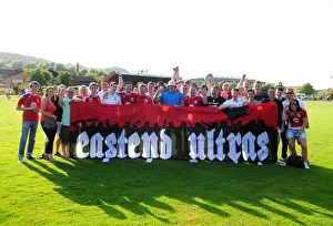 Framed Print : Bristol City Fans Waving Their Iconic Flag at Helsingborgs IF Match