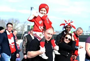 March Prints: Bristol City Fans on the Way to Wembley for Johnstone's Paint Final vs. Walsall, 2015