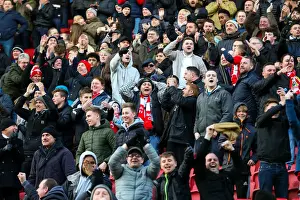 Bristol City Fans Go Wild: Joe Bryan Scores the Winning Goal Against Cardiff City (Sky Bet Championship, 2017)