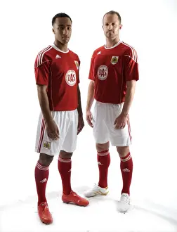 Framed Print : Bristol City FC 09-10 Season: New Kit and Team Overview