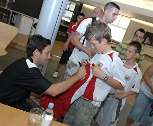 Images Dated 27th July 2008: Bristol City FC: 2008-09 Season Preview - Open Day with the First Team