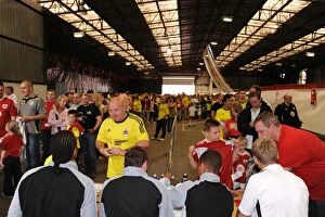 Images Dated 24th July 2011: Bristol City FC: 2011-12 Open Day - Meeting the First Team