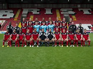 Framed Print : Bristol City FC 2012-2013 Squad: United at Ashton Gate - Pre-Season Team Photo