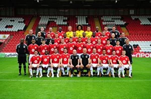 Team Photo Collection: Bristol City FC 2016-2017: The Squad and Management Team