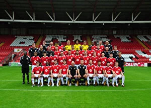 Team Photo Collection: Bristol City FC 2016-2017: The Squad and Management Team United