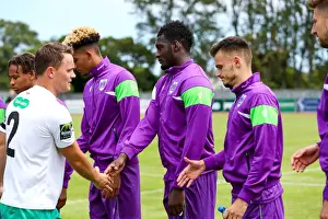 Guernsey V Bristol City Prints: Bristol City FC: Aaron Pierre and Jamie Paterson in Pre-season Action against Guernsey FC