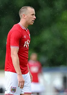 Bristol City Community Match Prints: Bristol City FC: Aaron Wilbraham in Pre-Season Action at Brislington Stadium (July 2015)
