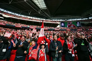 Bristol City V Walsall JPT Final - Fans Prints: Bristol City FC: Aden Flint's Goal - Johnstones Paint Trophy Final Celebrations vs Walsall (2015)