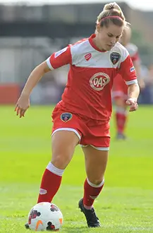 Bawfc Prints: Bristol City FC: BAWFC vs Man City Ladies - Nicola Watts in Action (September 28, 2014)