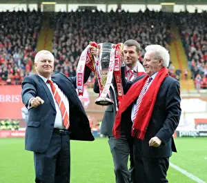 Bristol City V Walsall Prints: Bristol City FC: Celebrating Promotion to Sky Bet League One with Steve Lansdown