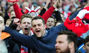 Bristol City FC: Celebrating Victory at Wembley in the Johnstone's Paint Trophy Final