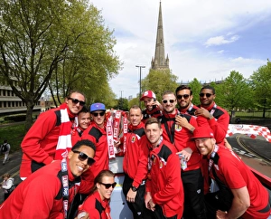 City Of Bristol Prints: Bristol City FC: Champions Bus Parade (May 2015)