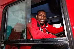 Champions Prints: Bristol City FC: Champions Parade - Jay Emmanuel-Thomas Triumphant Ride