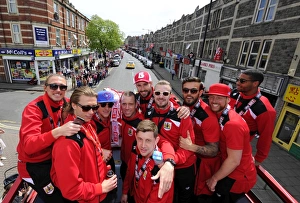 Automatic Prints: Bristol City FC Champions: Victory Bus Parade