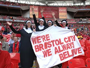 Play Off Final Prints: Bristol City FC: Championship Play-Off Final Victory - Season 07-08