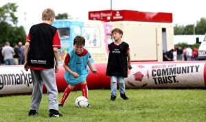 Images Dated 10th July 2016: Bristol City FC: Community Foundation Engages Fans at Pre-Season Friendly vs Hengrove Athletic