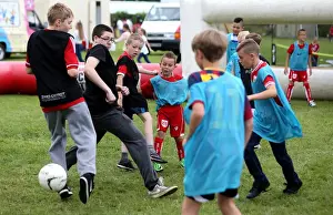 The Grove Prints: Bristol City FC: Community Foundation Engages Fans at Hengrove Athletic Pre-Season Friendly