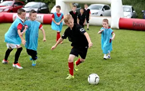 The Grove Prints: Bristol City FC: Community Foundation Unites Fans at Hengrove Athletic Pre-Season Friendly
