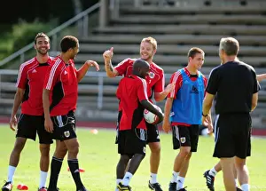 Training Prints: Bristol City FC: Dean Gerken's Dramatic Save - Claiming the Goalkeeper Throne: A Training Triumph