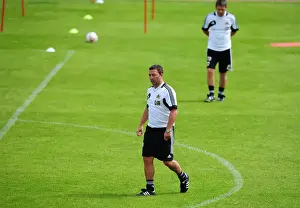 Training Prints: Bristol City FC: Derek McInnes Kicks Off Pre-Season Training, July 2012