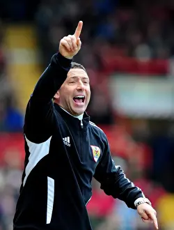 Bristol City FC: Derek McInnes Leads the Charge Against Barnsley at Ashton Gate Stadium, 2012