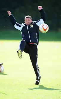 Bristol Citys George Elokobi Prints: Bristol City FC: Derek McInnes Leads Training Session, September 2012