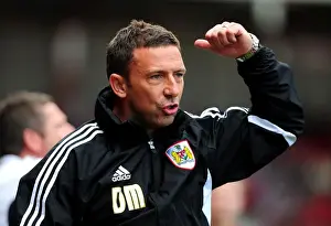 Bristol City FC: Derek McInnes and Team in Louis Carey's Testimonial Match Against Bristol Rovers (2012)