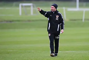 Training 10-1-12 Prints: Bristol City FC: Derek McInnes Training at Memorial Stadium, January 2012