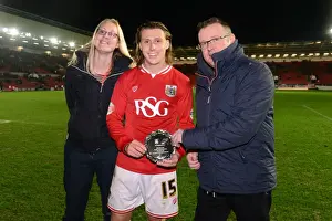 Bristol City FC: Dougie Allward's Image of Man of the Match Presentation vs. QPR (19/12/2015)