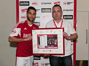 Bristol City V Notts County Prints: Bristol City FC: Dougie Allward's Shot - Man of the Match Triumph vs