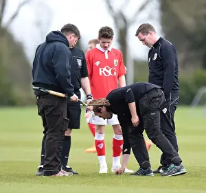 Bristol City V Ipswich U21s Prints: Bristol City FC: Emergency Pitch Repairs Before U21 PDL Clash Against Ipswich Town