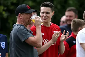 The Grove Prints: Bristol City FC Fans in Action at Hengrove Athletic Pre-season Friendly, 2016